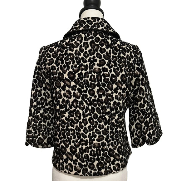 Forever 21 Leopard Print Babydoll Jacket Small. Excellent condition! - Picture 2 of 8